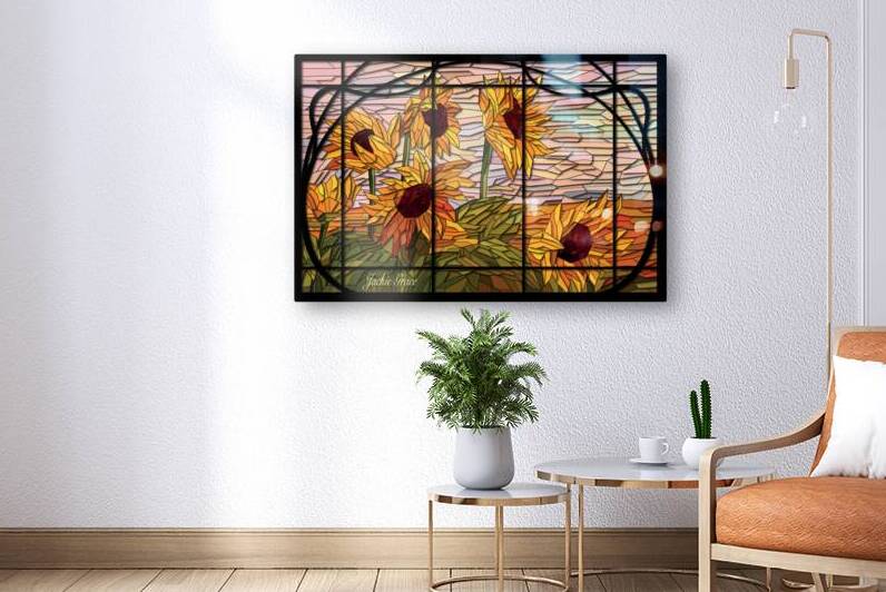Sunflower Glass Reproduction