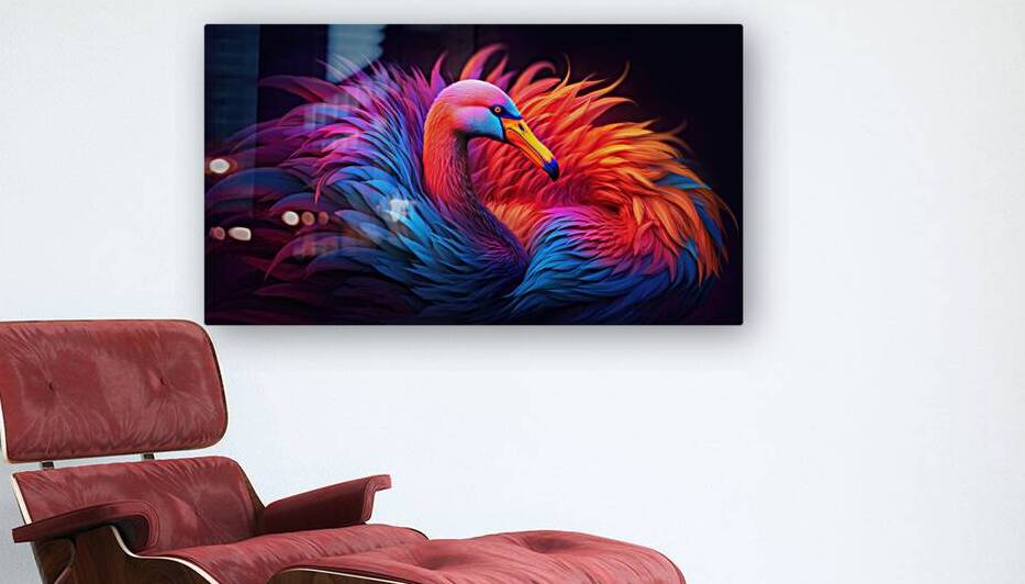 Flameing Flamingo by Jackie Grace