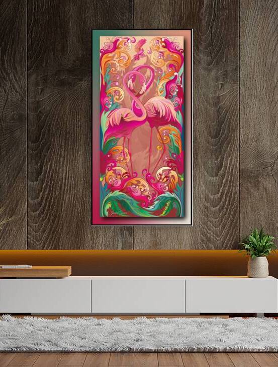 Flamingo PoP Art by Jackie Grace