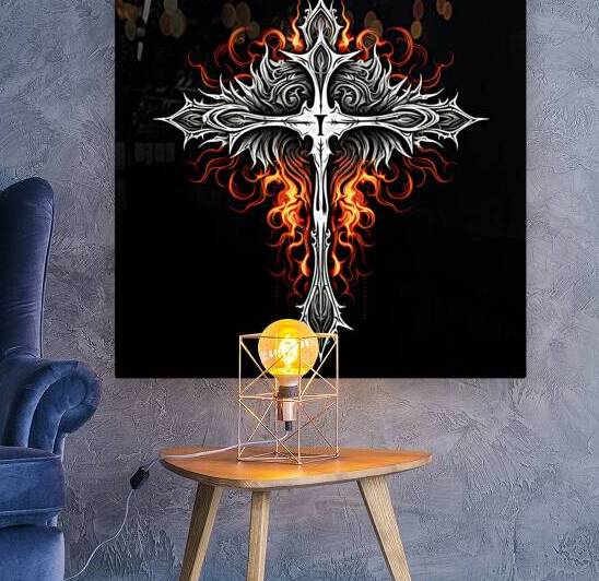 Spiritual Cross 03  by Jackie Grace