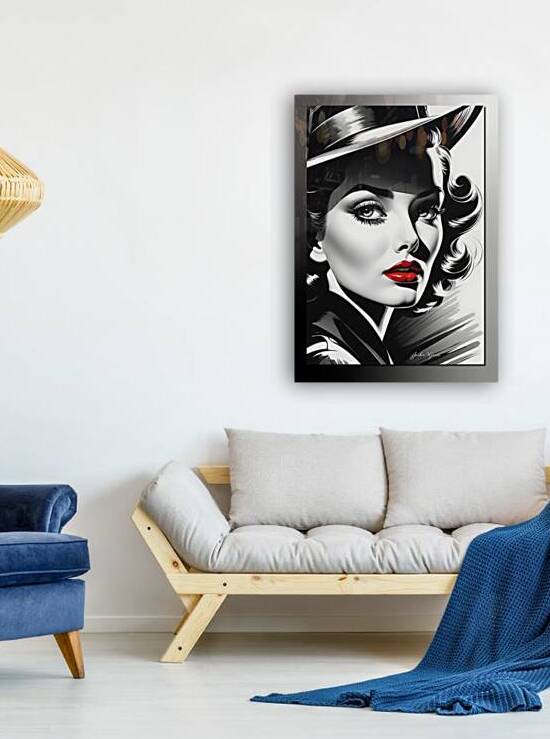 Ruby Lips Lady  2 by Jackie Grace