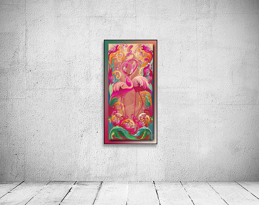 Flamingo PoP Art Wall Preview