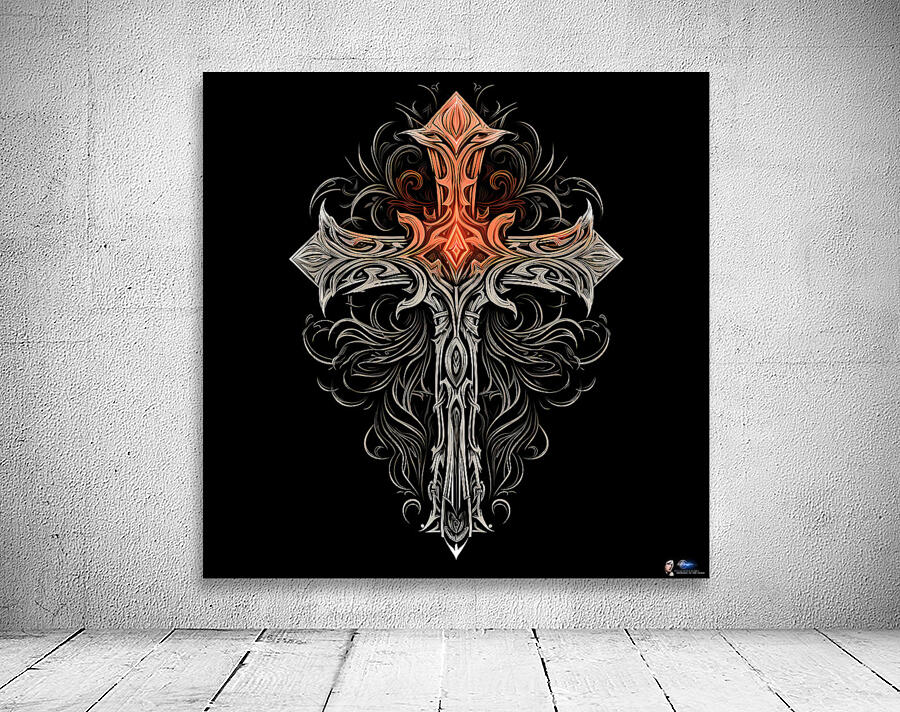 Spiritual Cross 07  Aperçu sur mur