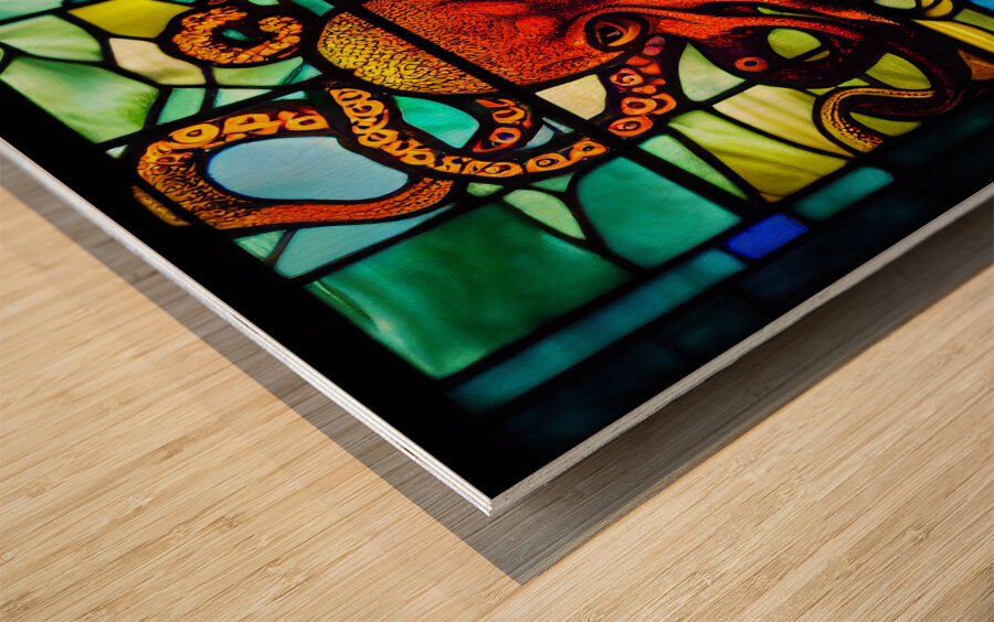 The Kracken Wood print