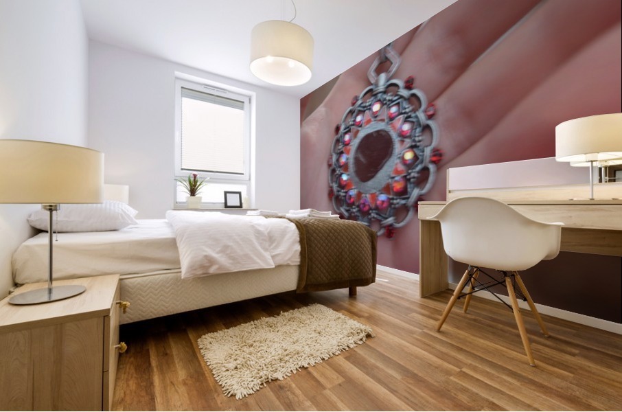 Pretty necklace Mural print