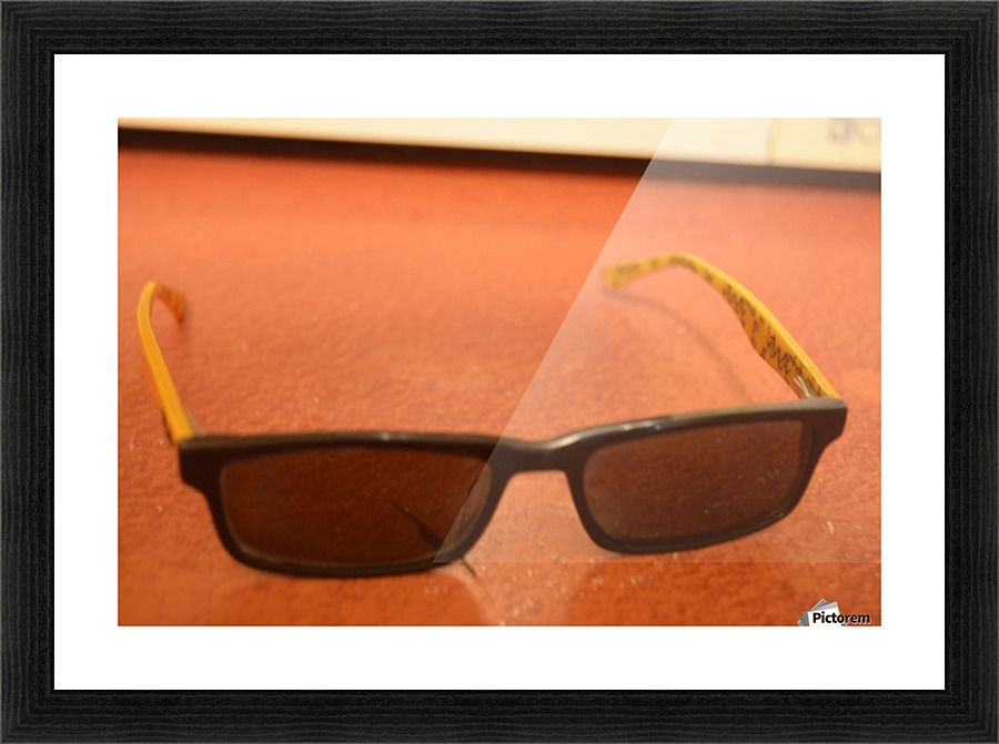Sun glasses Picture Frame print