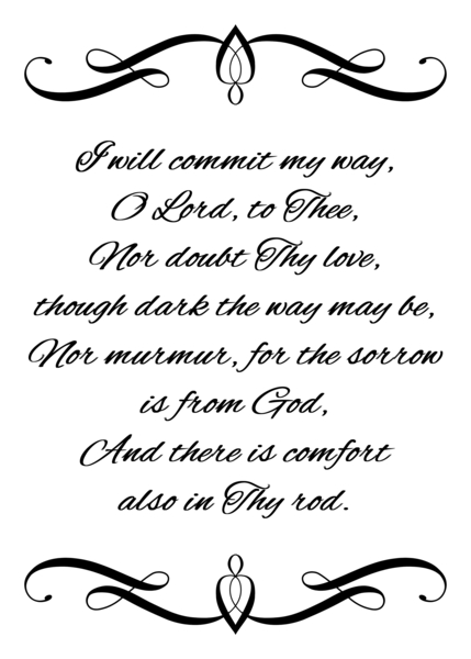 commit thy way to God Digital Download