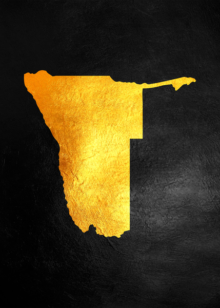 namibia gold map Digital Download