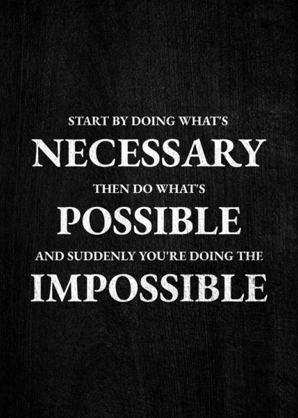 necessary possible impossible silver Digital Download