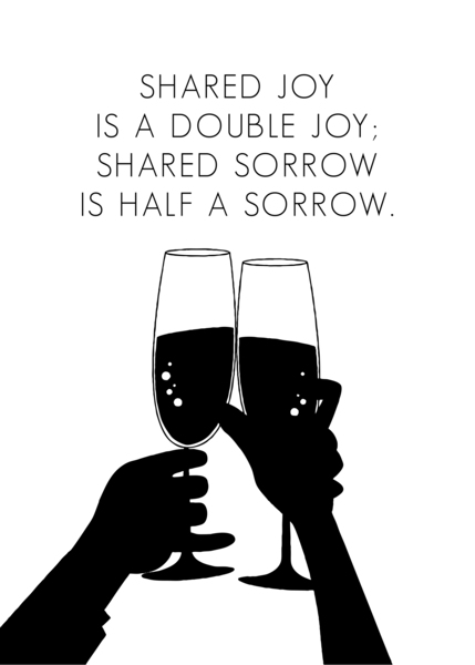 shared joy white Digital Download