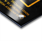 Honesty Motivational Wall Art Acrylic print