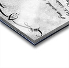 here am I send me silver Acrylic print