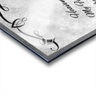 heavenly home silver Acrylic print