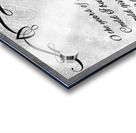 sin wastes life silver Acrylic print