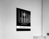 Proverbs 3 5 6 black Acrylic Print