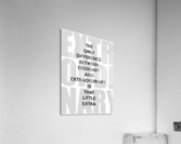 extraordinary white Acrylic Print