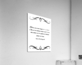 lies and foolishness plain Acrylic Print