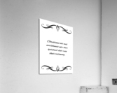 spiritual diet Acrylic Print