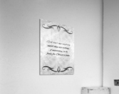 fools for His sake silver Acrylic Print