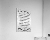 soul restorer silver Acrylic Print