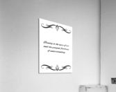 brevity and wit Acrylic Print