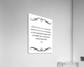 consistent consecrated life Acrylic Print