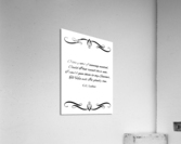 sin wastes life Acrylic Print