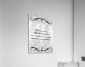 heavenly home silver Acrylic Print