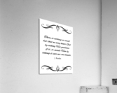 ask God for guidance Acrylic Print