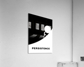 persistence black Acrylic Print