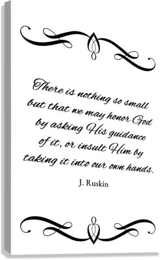 ask God for guidance Canvas Print