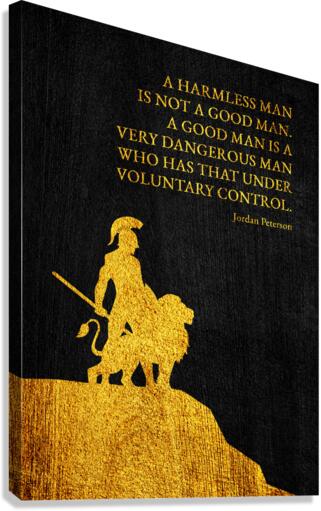 a good man gold Canvas Print