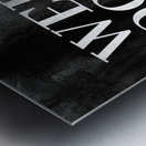 well done Metal print