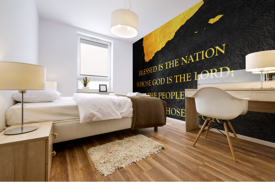 yemen gold Mural print