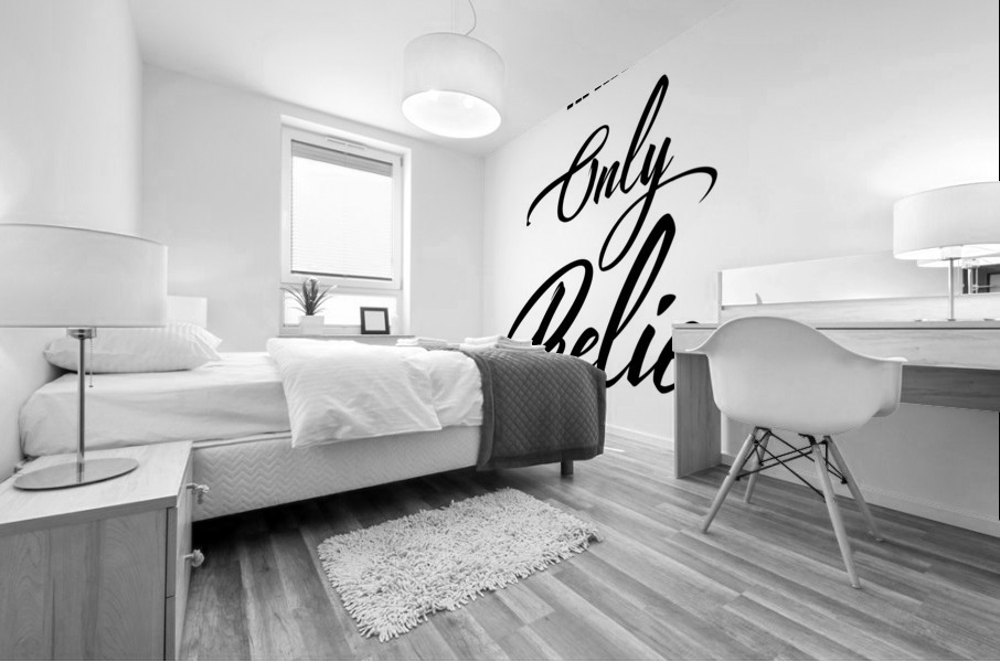 Mark 5:36b Bible Verse Wall Art Mural print