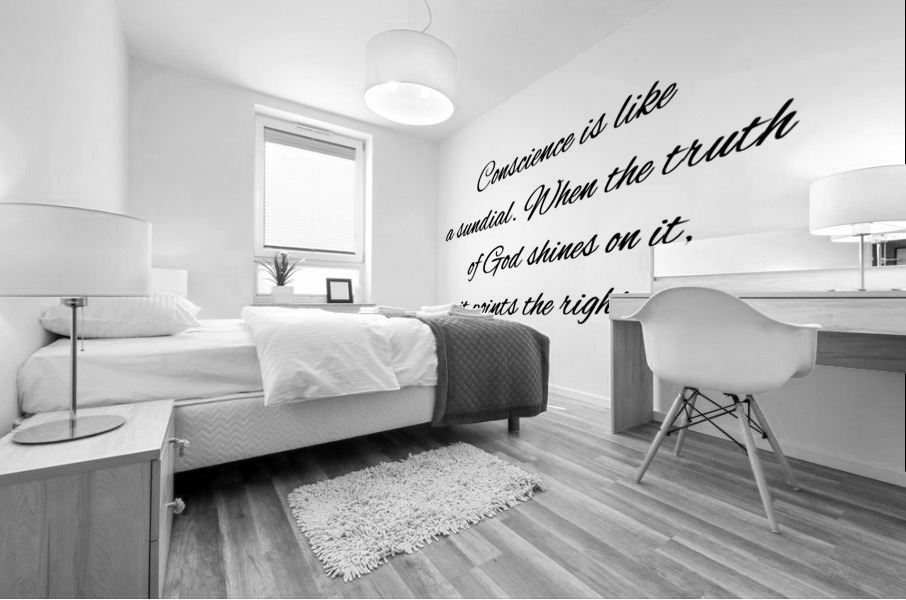 conscience sundial Mural print