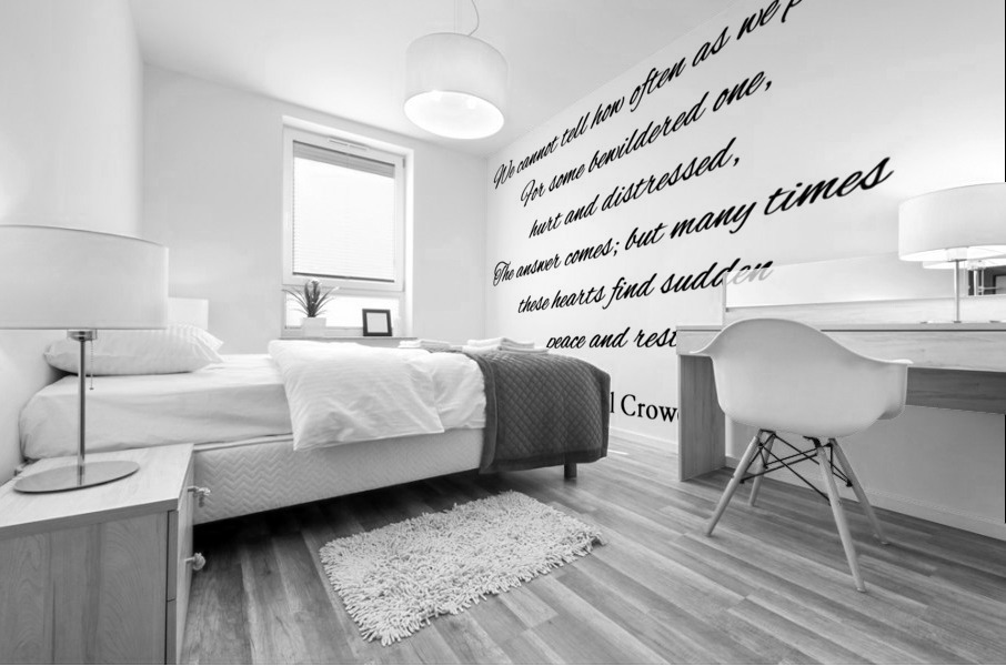 prayer peace rest Mural print