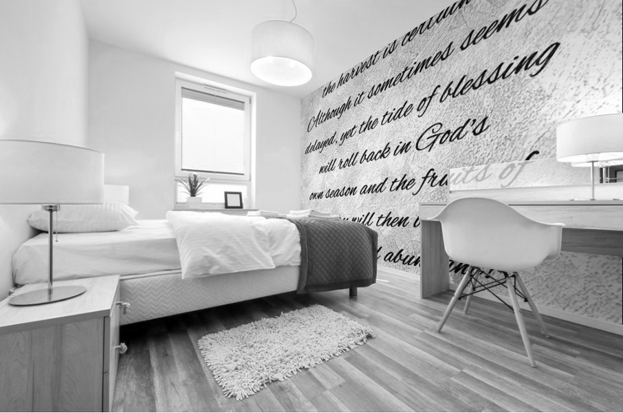 constant sowing certain harvest silver Mural print
