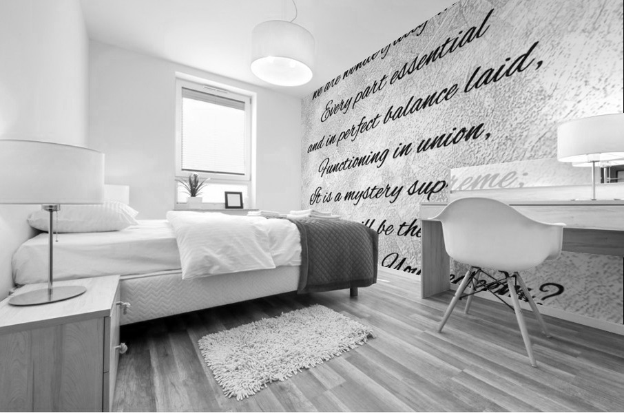 remember your Creator silver Mural print