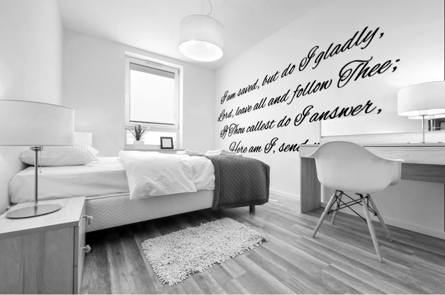 here am I send me Mural print