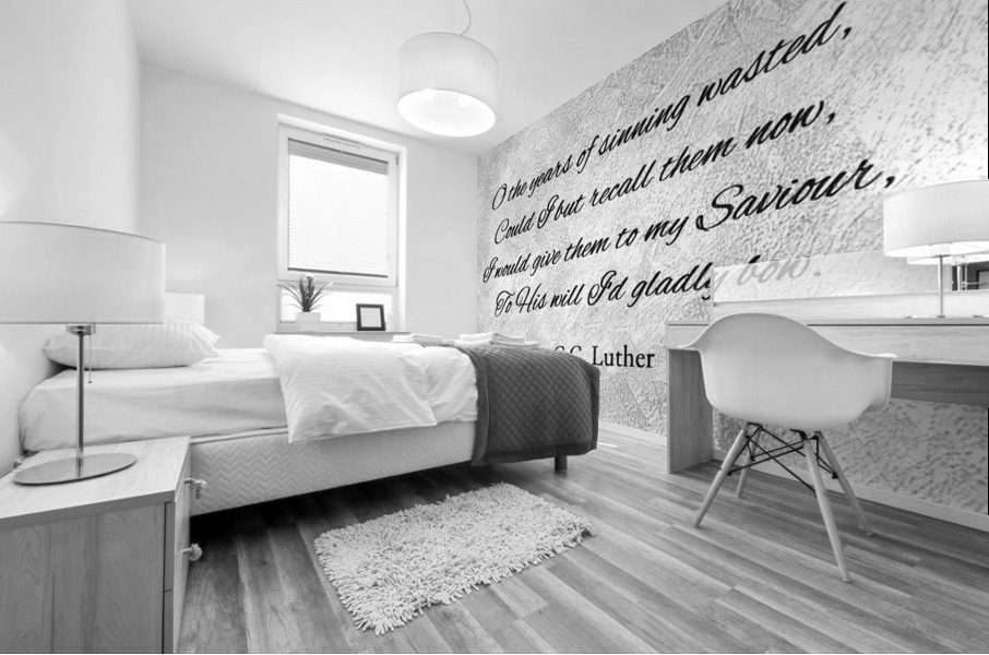 sin wastes life silver Mural print