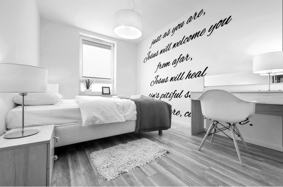 just as you are Mural print