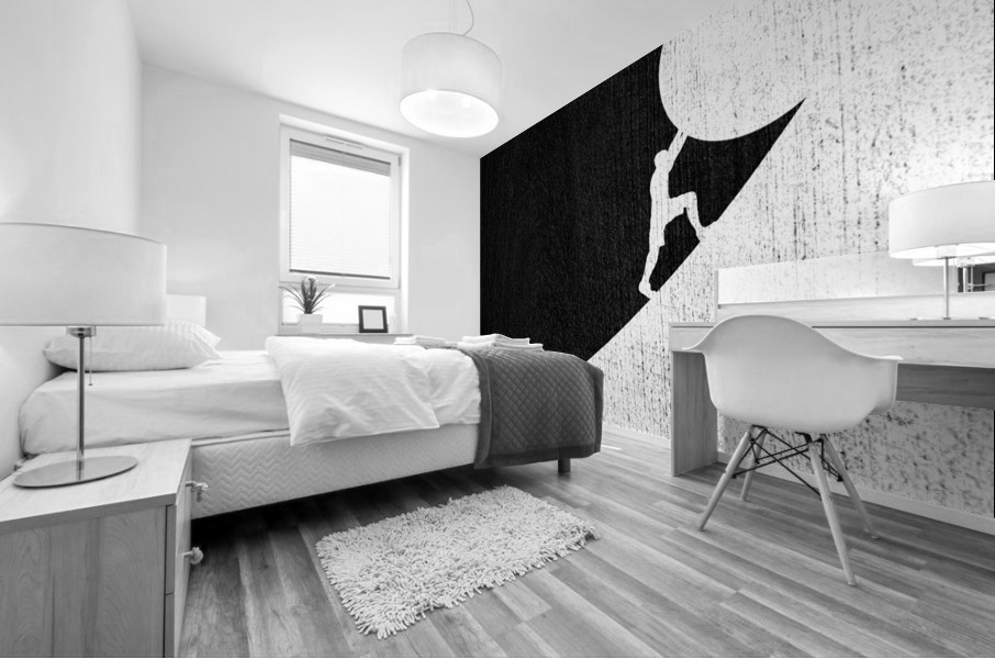 persistence silver Mural print