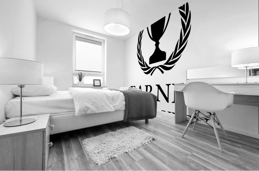 earned never given Mural print
