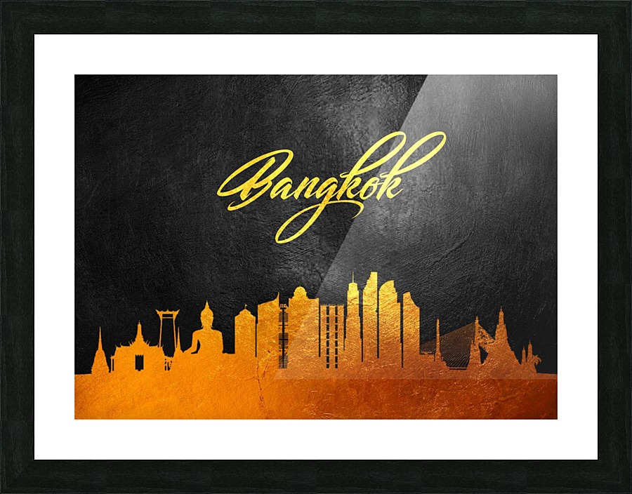 bangkok gold Picture Frame print