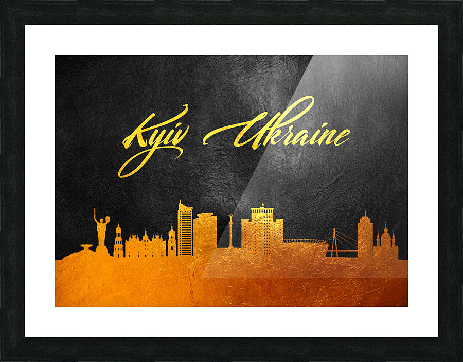 kyiv gold Picture Frame print