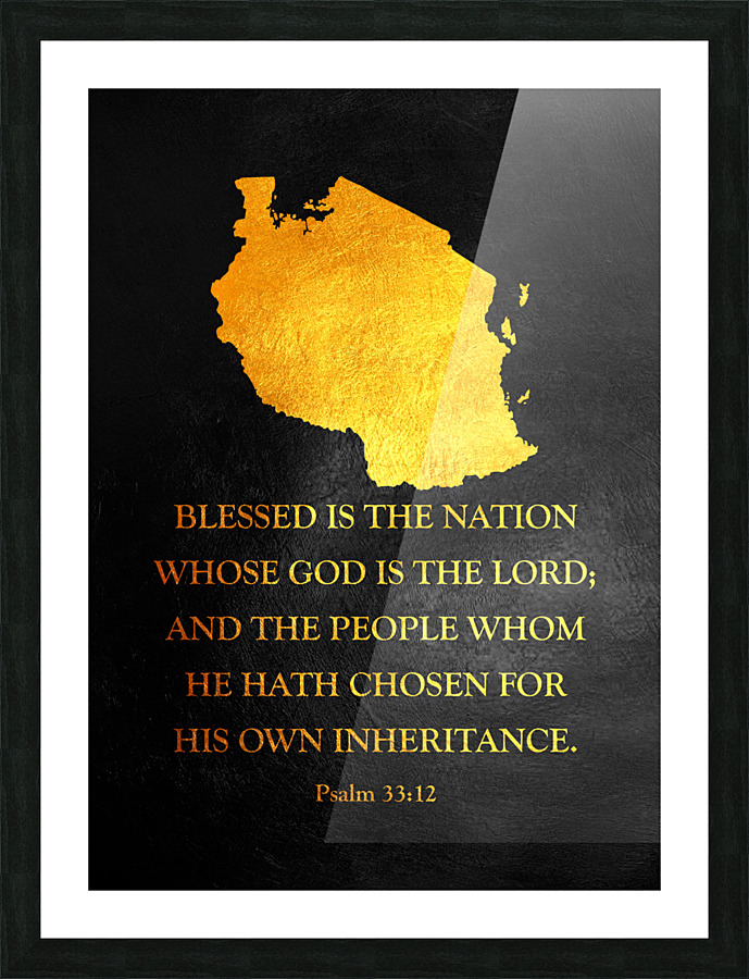 tanzania gold Picture Frame print