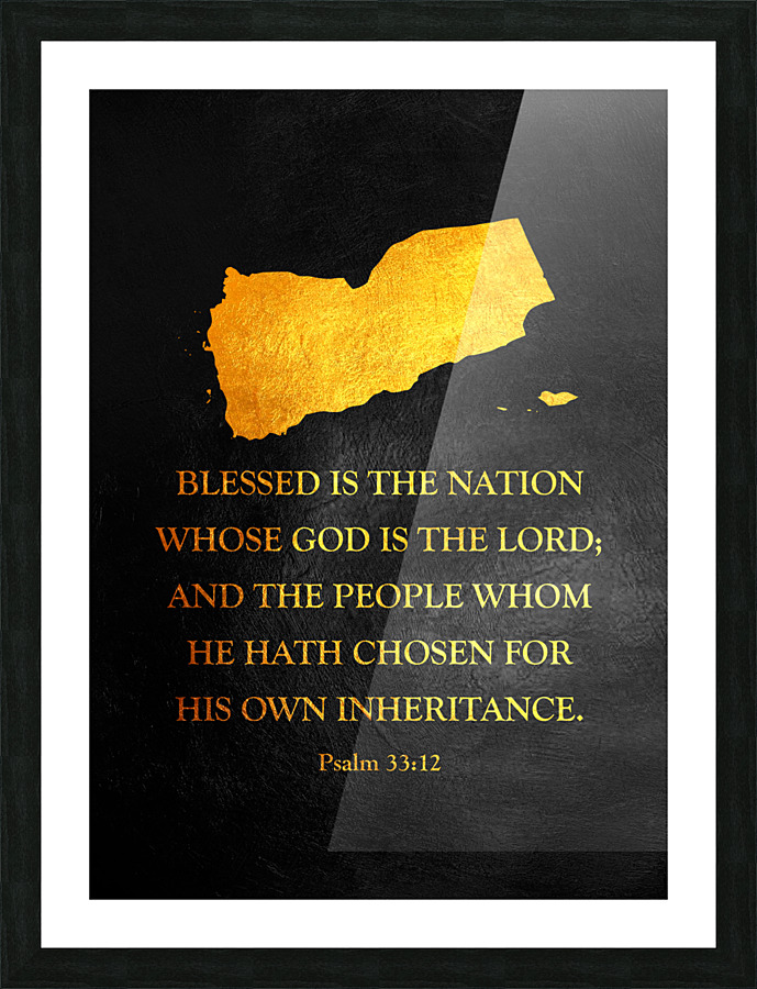 yemen gold Picture Frame print