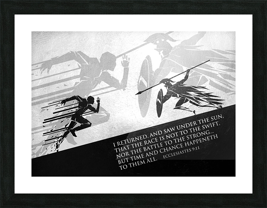 Ecclesiastes 9 11 version 2 Picture Frame print