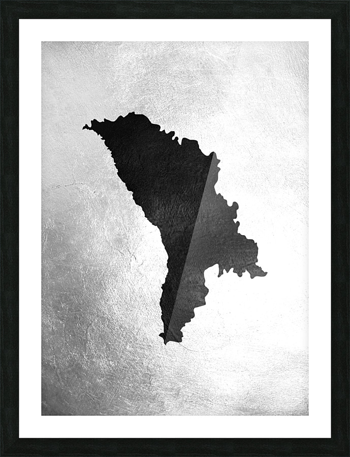moldova charcoal Picture Frame print